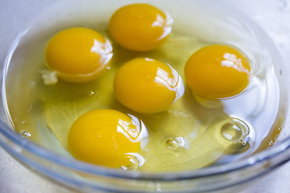 Baking, Eggs, Raw Eggs, Yolks