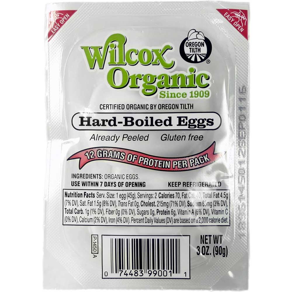 Organic Hardboiled Eggs 2 pack