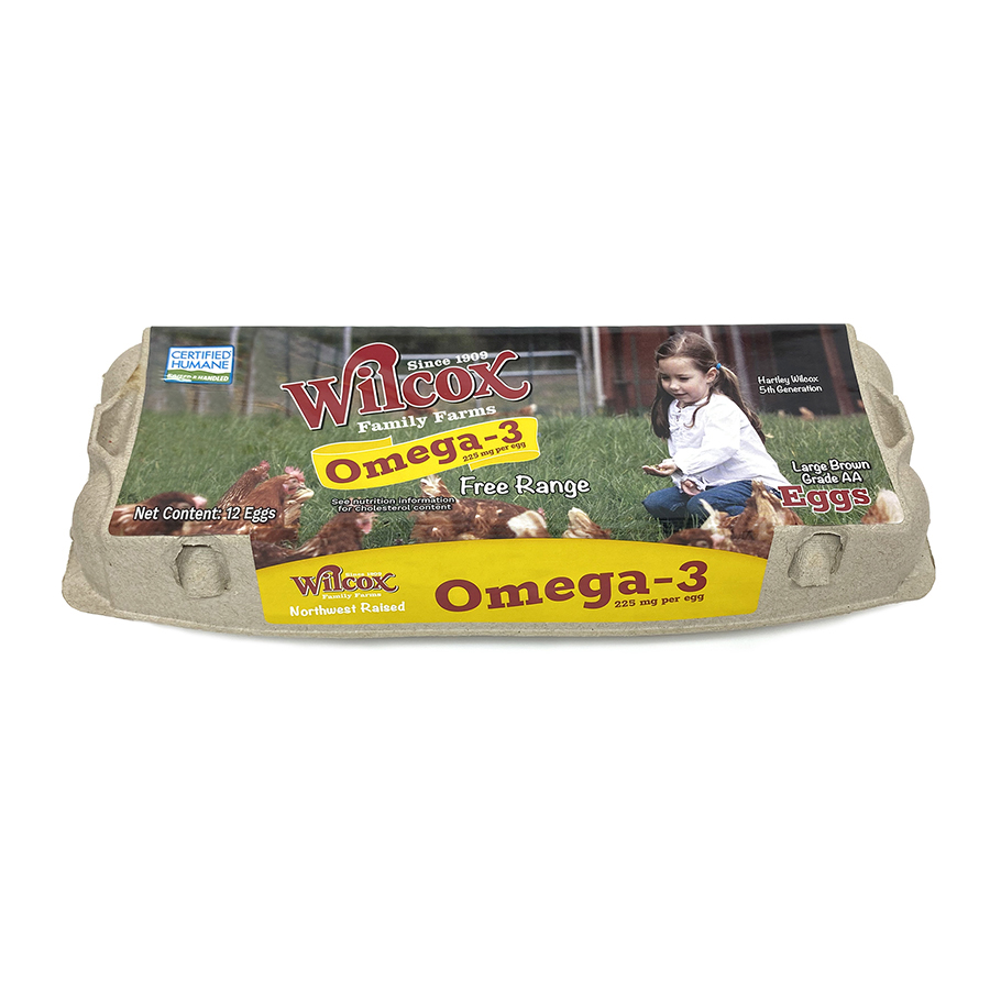 Free Range Non-GMO Omega-3 Eggs
