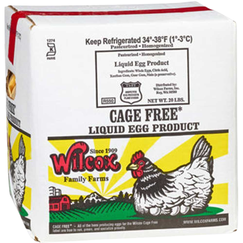 liquid eggs cage free whole 20lb